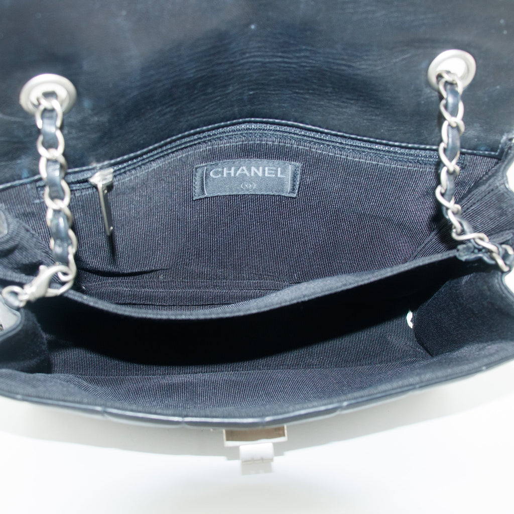 Chanel 2.55 Chocolate Bar Lambskin Shoulder Bag #6063