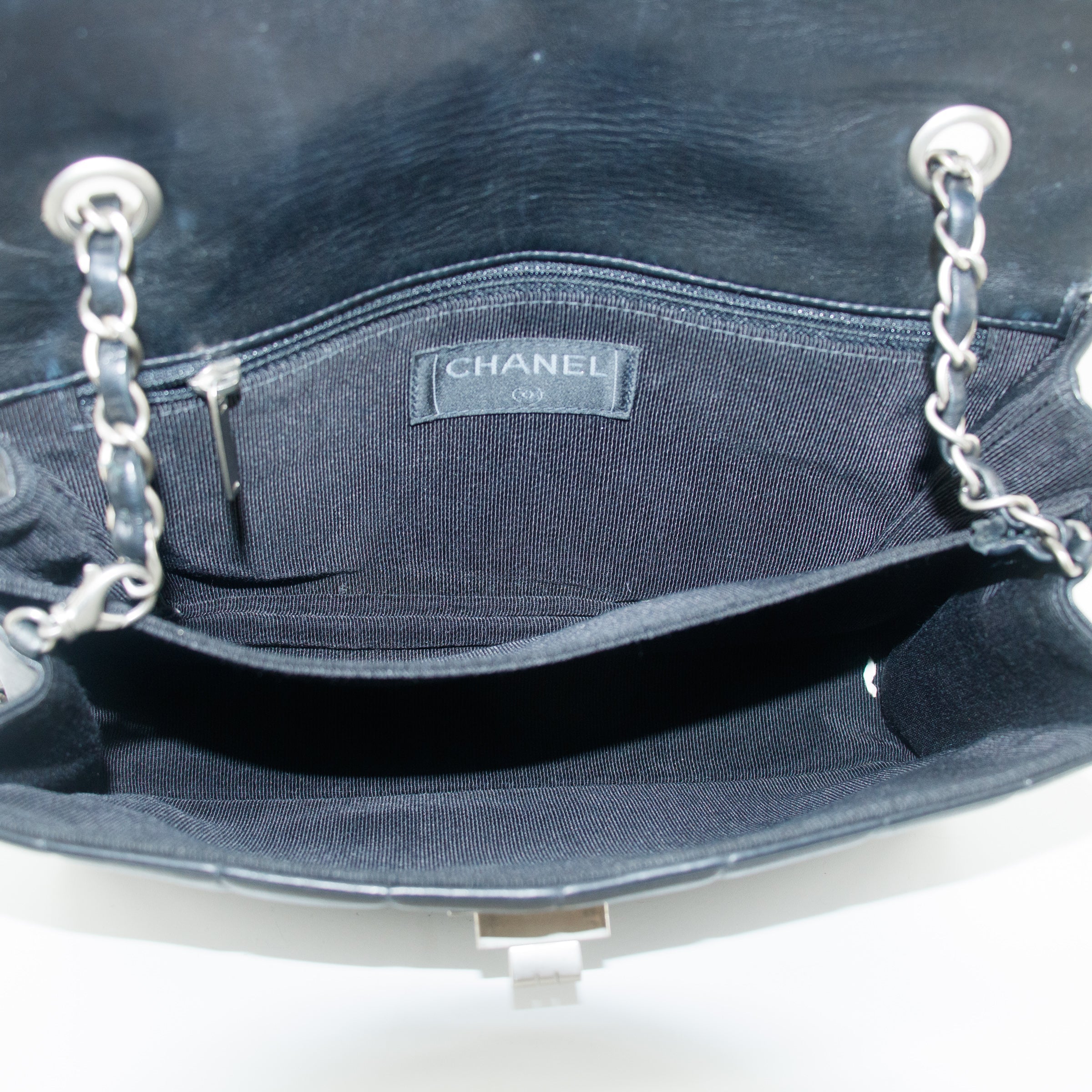Chanel 2.55 Chocolate Bar Lambskin Shoulder Bag #6063