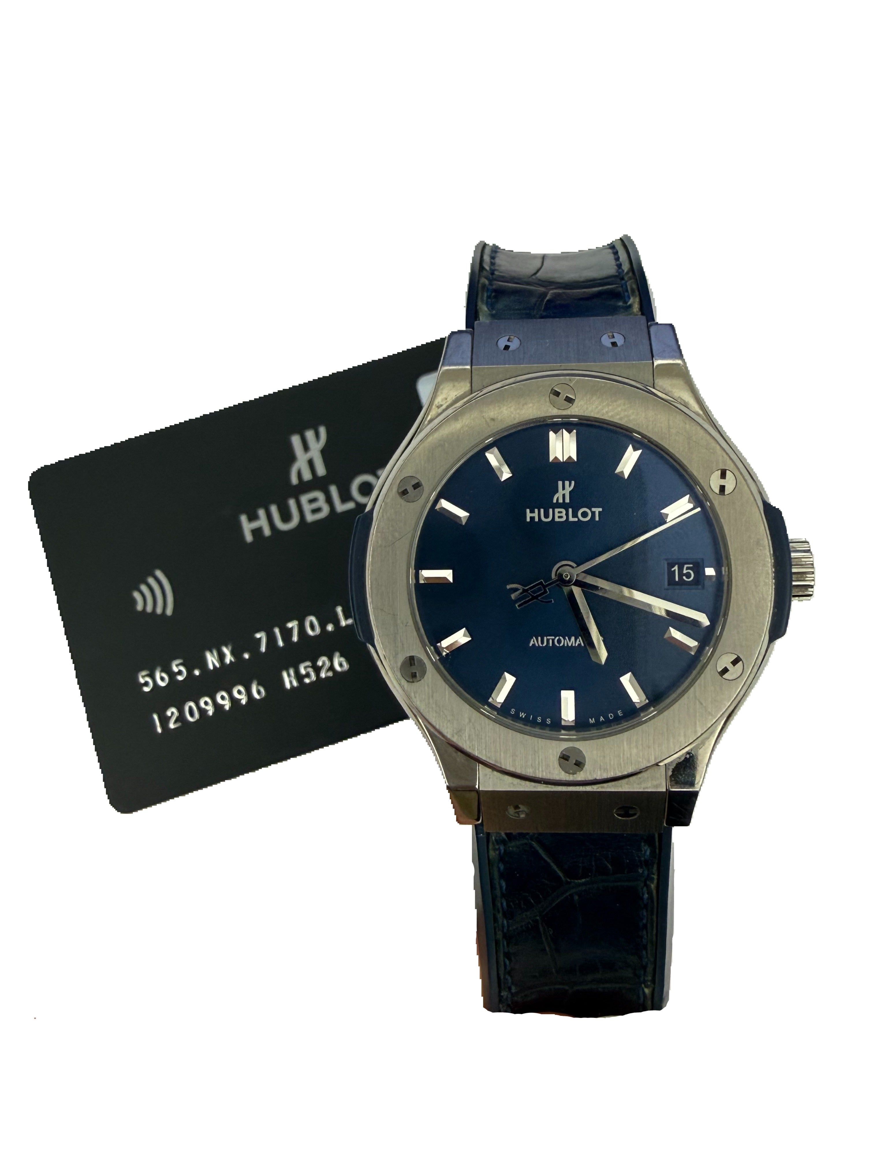 HUBLOT - Hublot Classic Fusion Titanium Blue