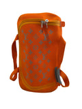 LOUIS VUITTON Knit Monogram Horizon Soft Duffle 55 Orange