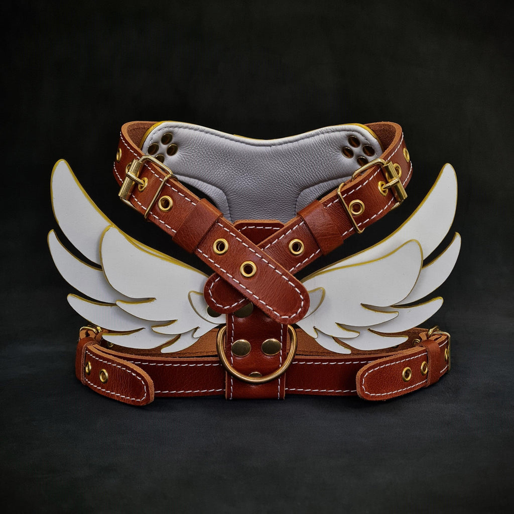 The "Hermes" leather harness - Large and Giant Breeds