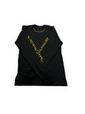 CHROME HEARTS - Chrome Hearts long-sleeve tee Gold Logo Print Size S