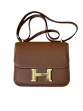 Hermes Constance 18 Gold Swift with Gold Hardware