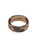 Chanel 18K Diamond Coco Crush Band Ring