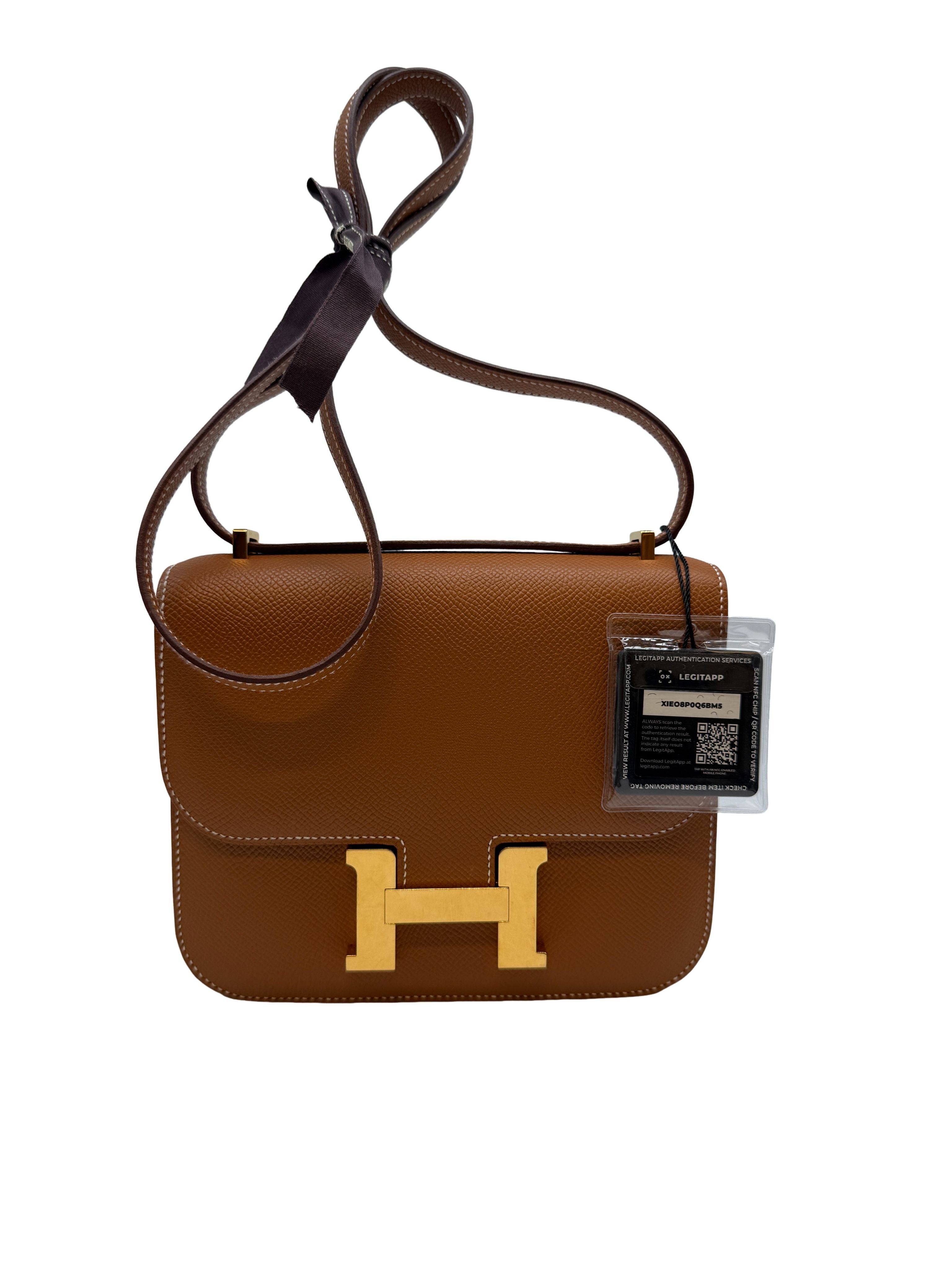 HERMES - Hermes Gold Epsom Constance Gold Hardware