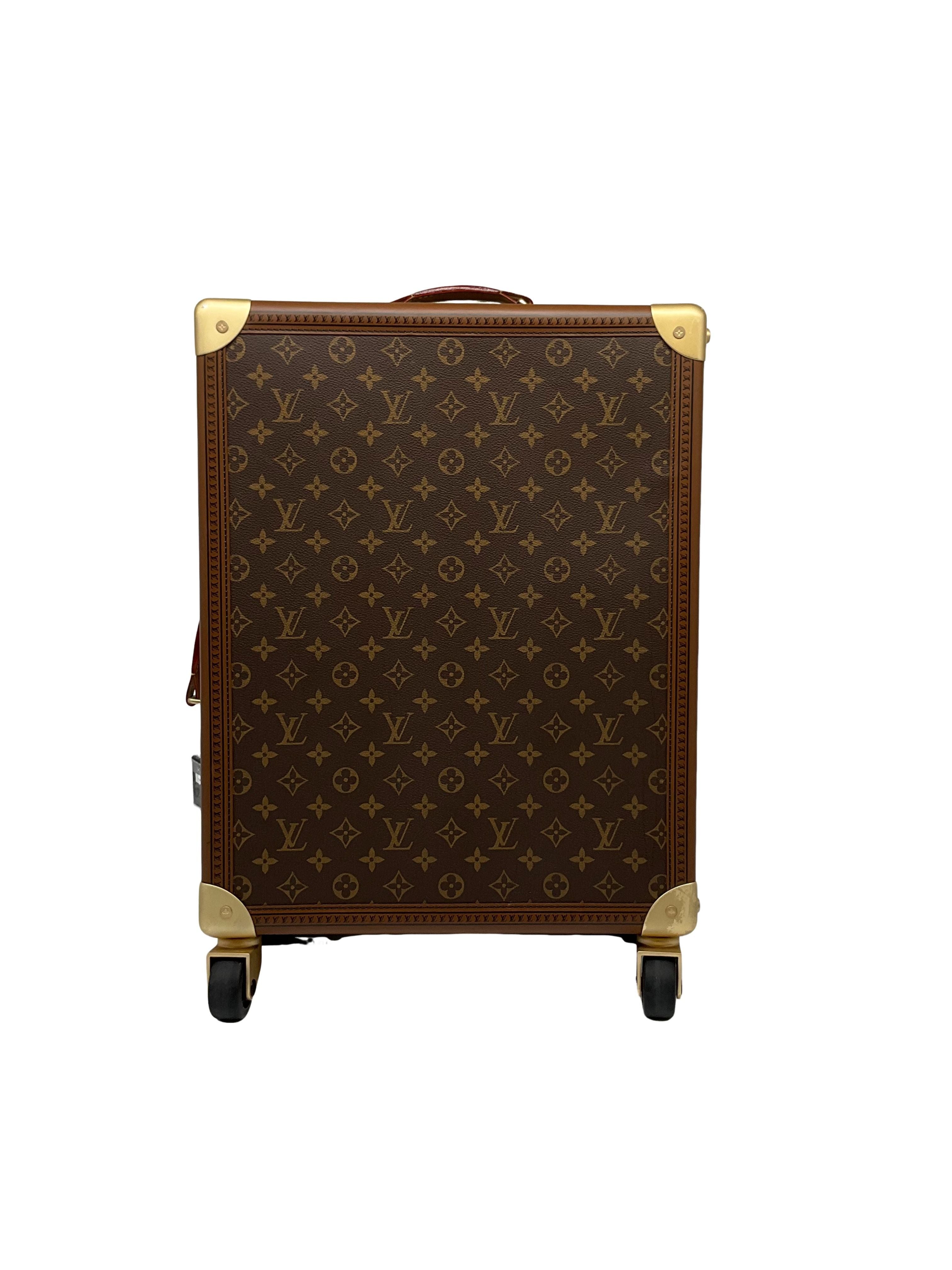 Louis Vuitton Monogram Macassar Rolling Trunk Luggage