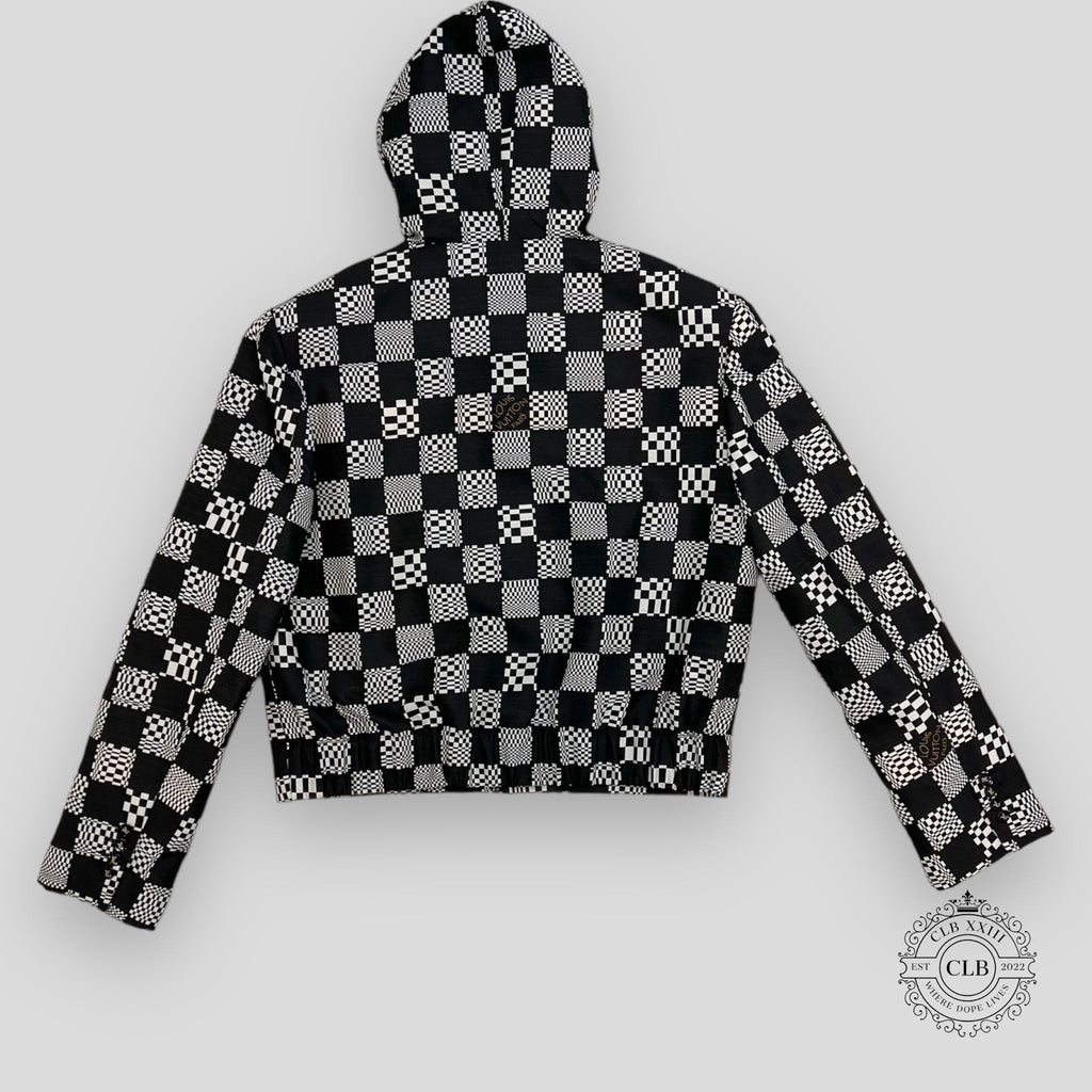 LOUIS VUITTON CONSTRUCTED HOODIE - BLACK