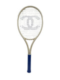 Chanel New Ivory and Blue Tennis Racket