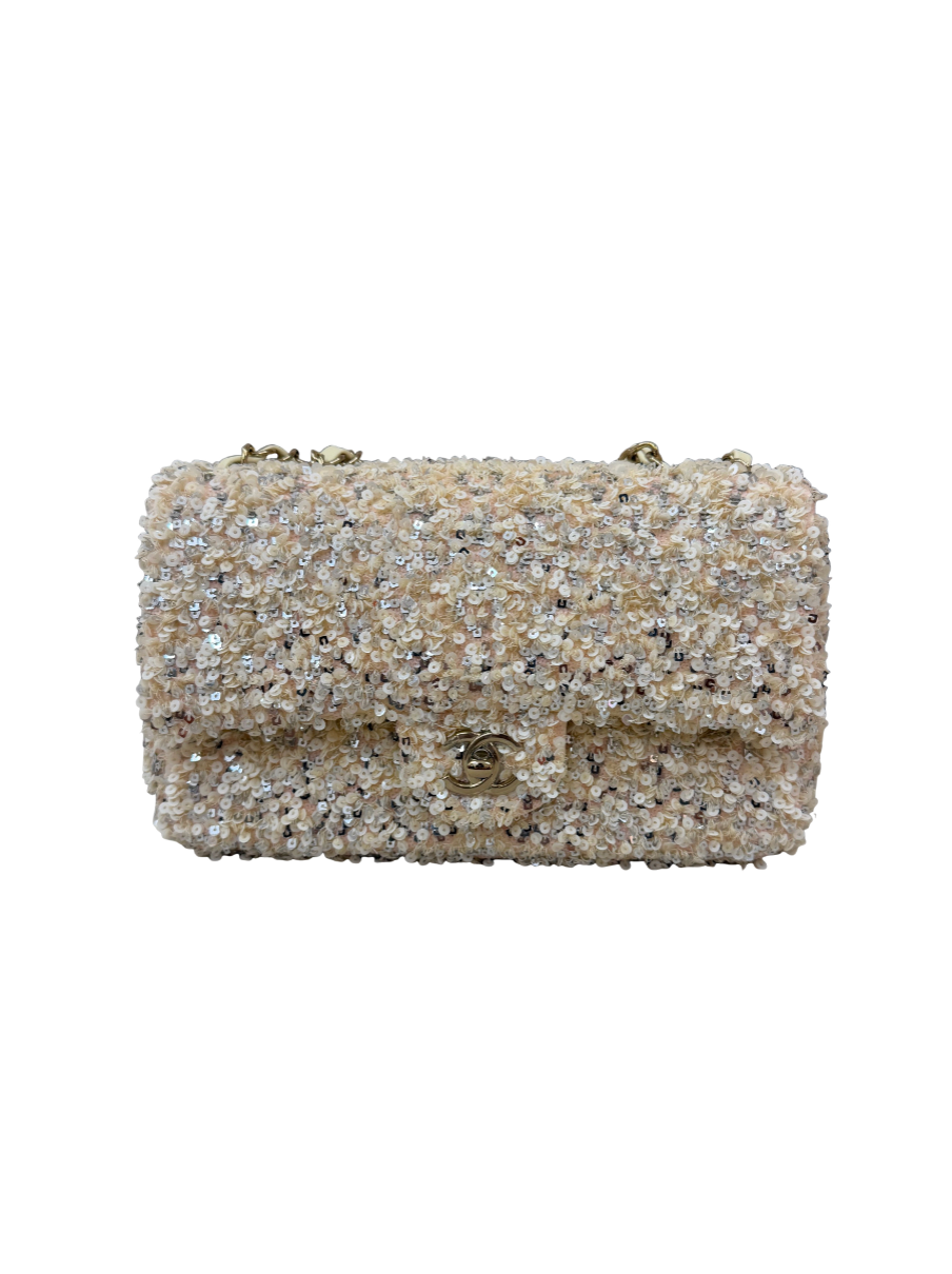 CHANEL - Chanel Sequin Flap Bag