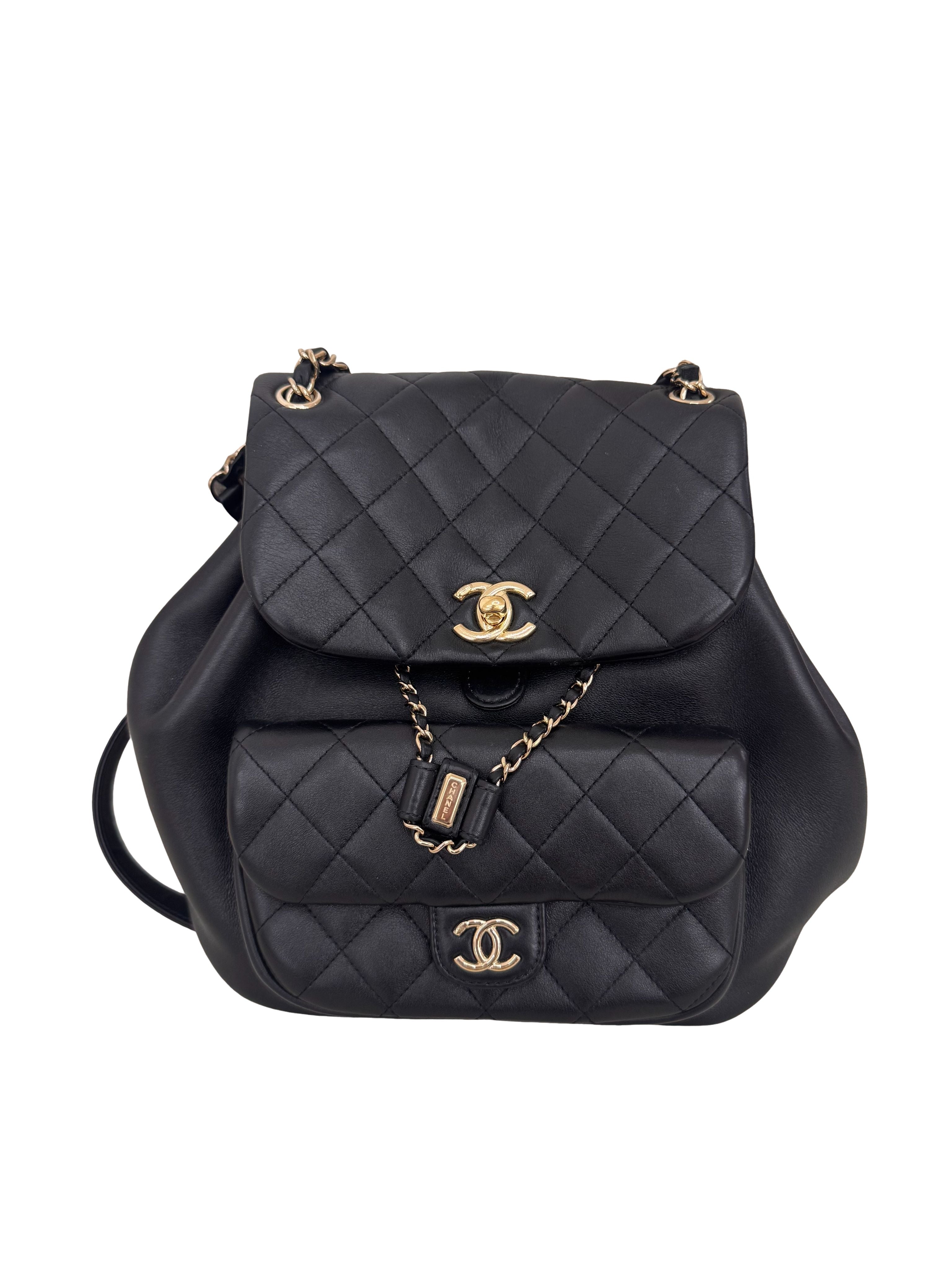 CHANEL - Chanel Quilted Duma Backpack