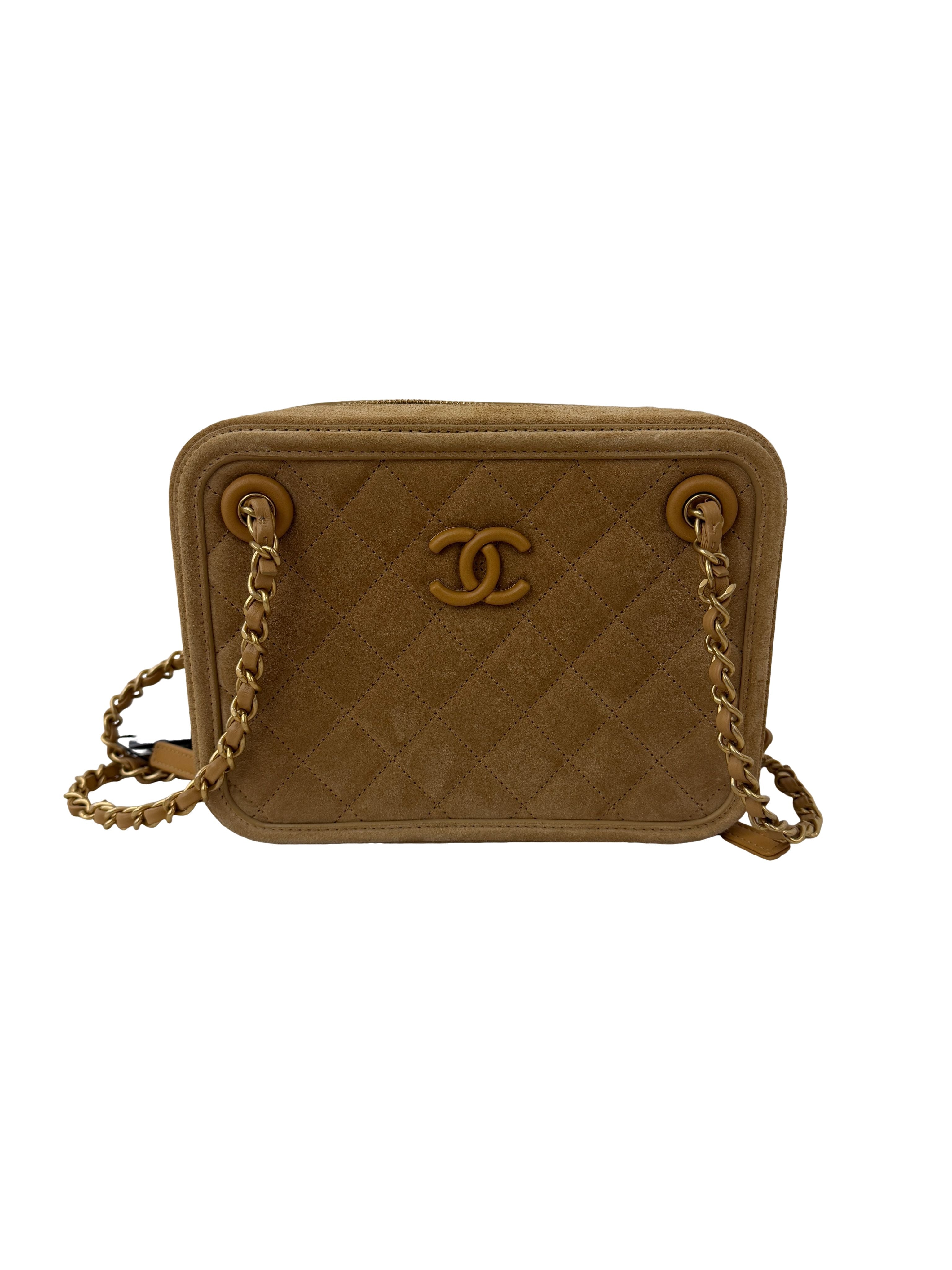 CHANEL - Chanel Camera Case Light Brown Bag