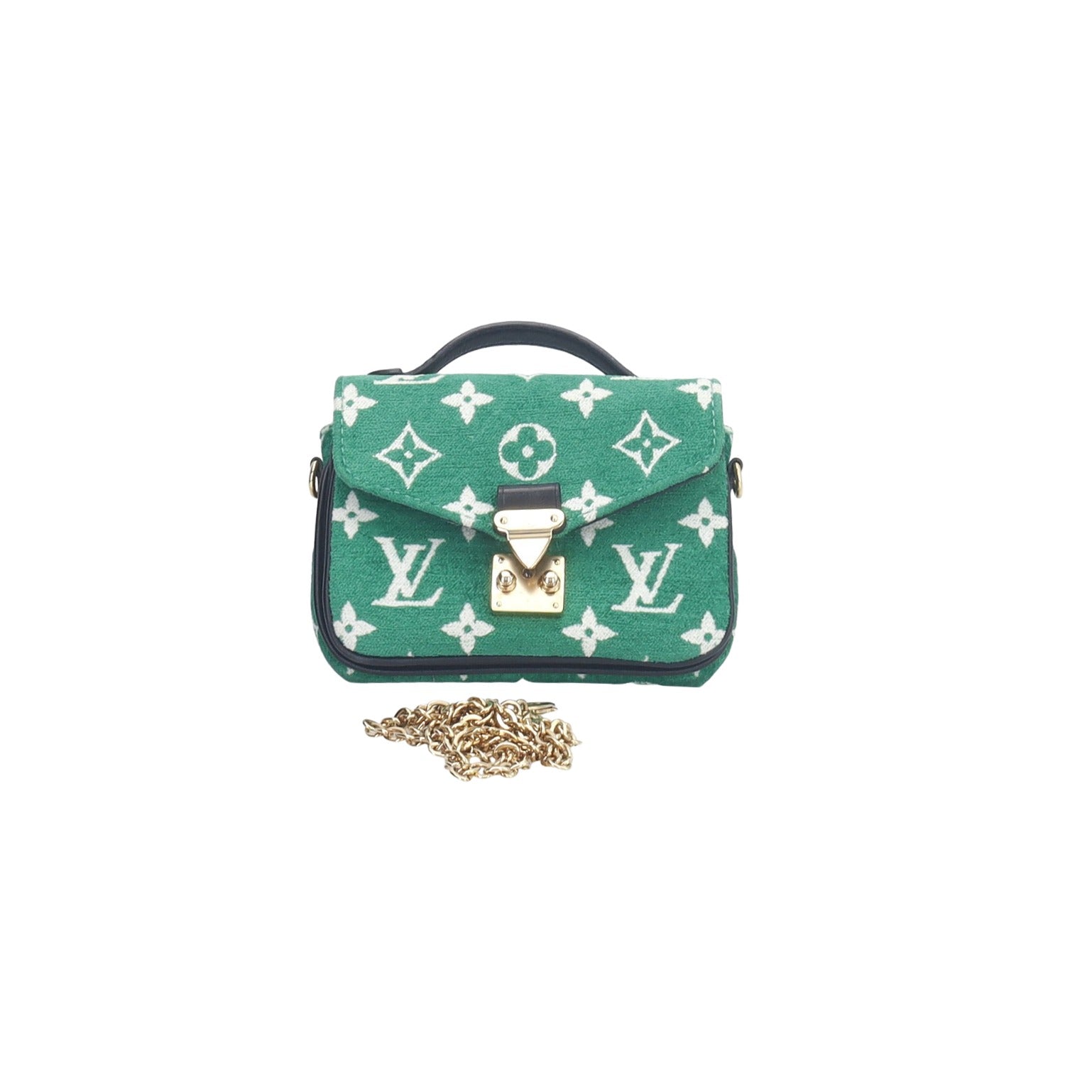 LOUIS VUITTON - Louis Vuitton Micro MÃ©tis Monogram Jacquard Velvet Green