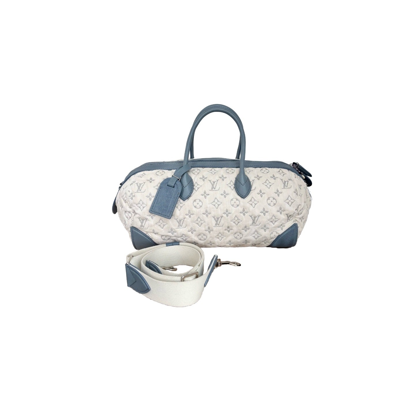 LOUIS VUITTON - Louis Vuitton Denim Speedy Round GM Blue