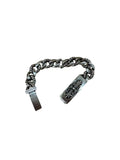 CHROME HEARTS - Chrome Hearts Floral Cross ID Fancy Link Bracelet