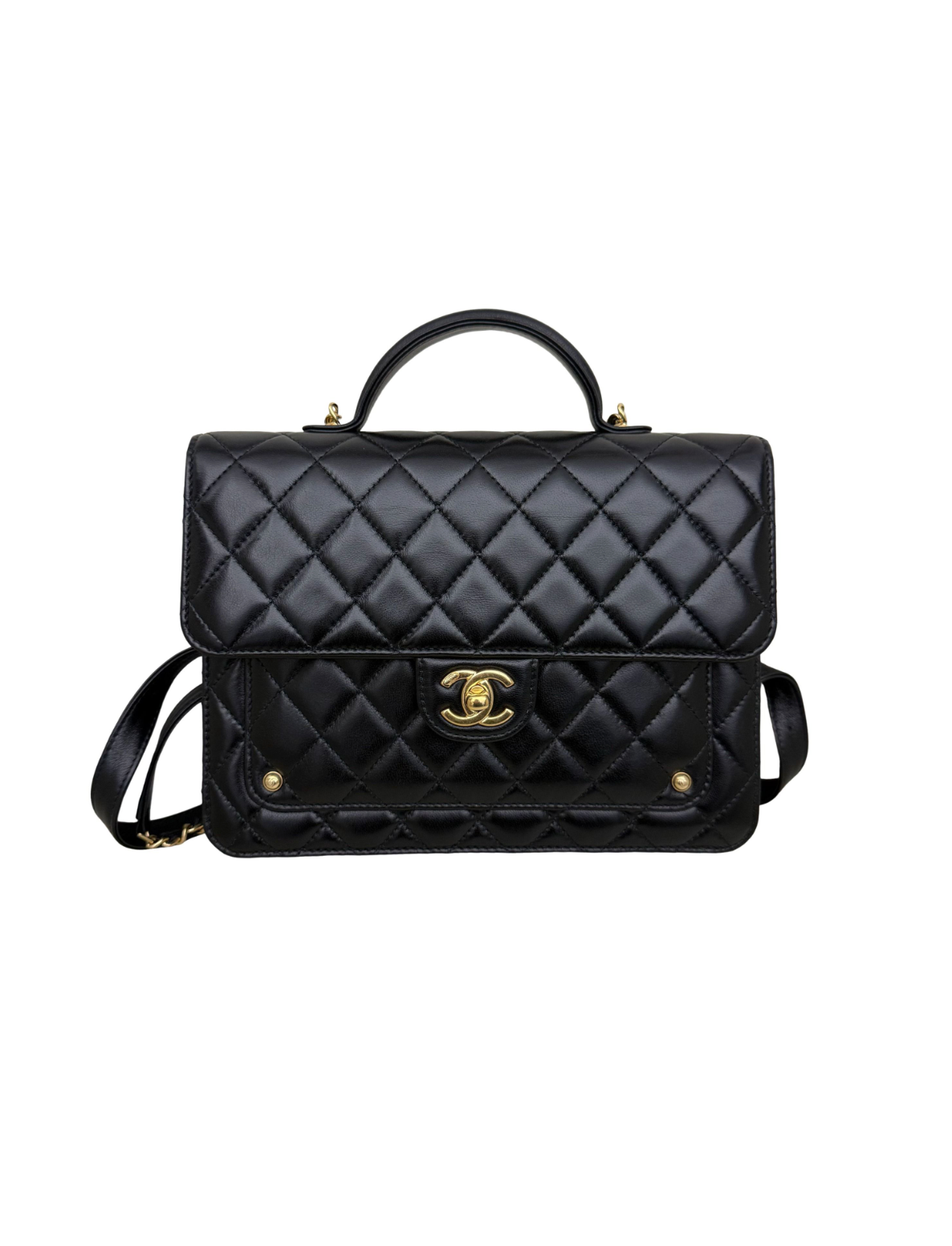 CHANEL - Chanel Quilted CC Backpack