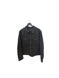 CHROME HEARTS - Chrome Hearts Whiplash Black Waxed Cotton Jacket.