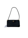 Chanel Chic Studs Clutch Bag Black Lambskin Gold Hardware