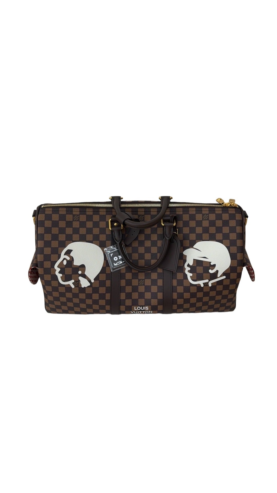 LOUIS VUITTON - Louis Vuitton Keepall BandouliÃ¨re 50 "Damier Phriendship"