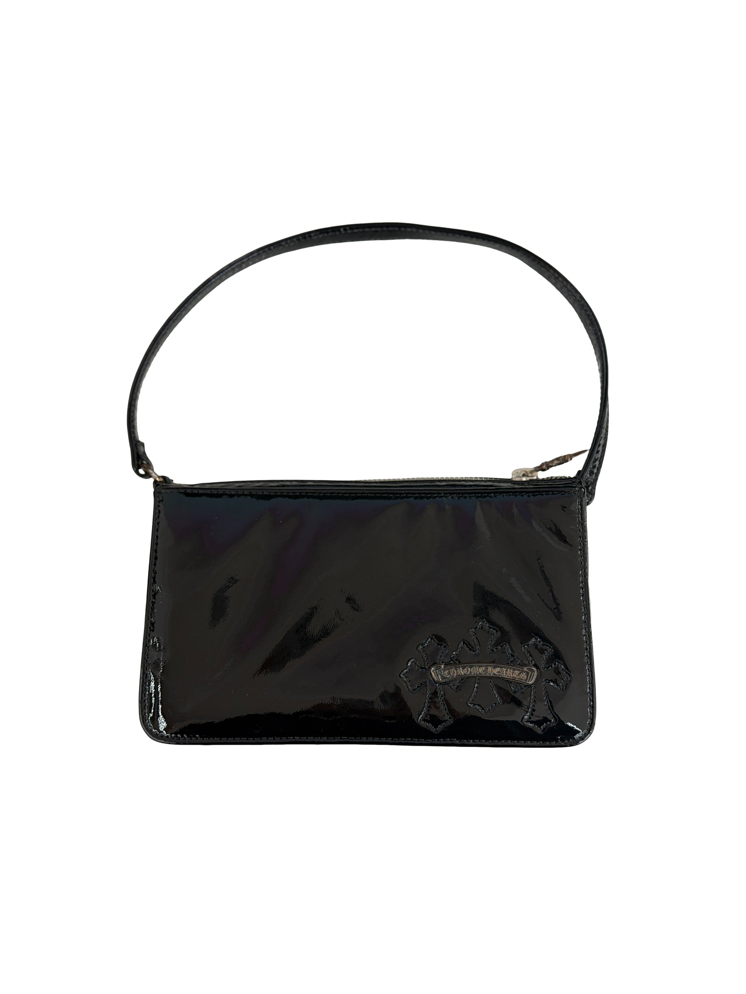 Chrome Hearts Mini Patent Leather Bag