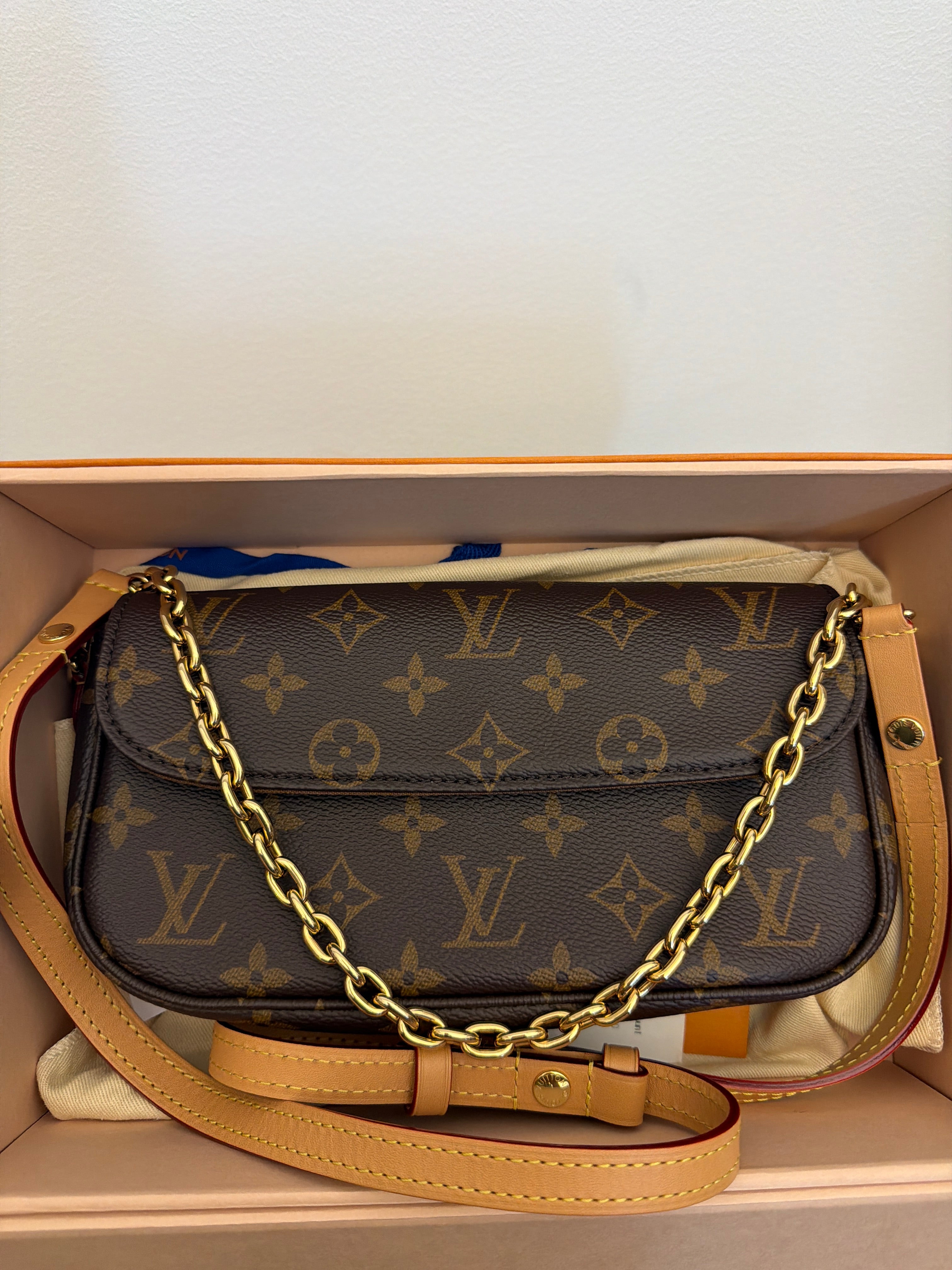 LOUIS VUITTON - Louis Vuitton Ivy Wallet on Chain