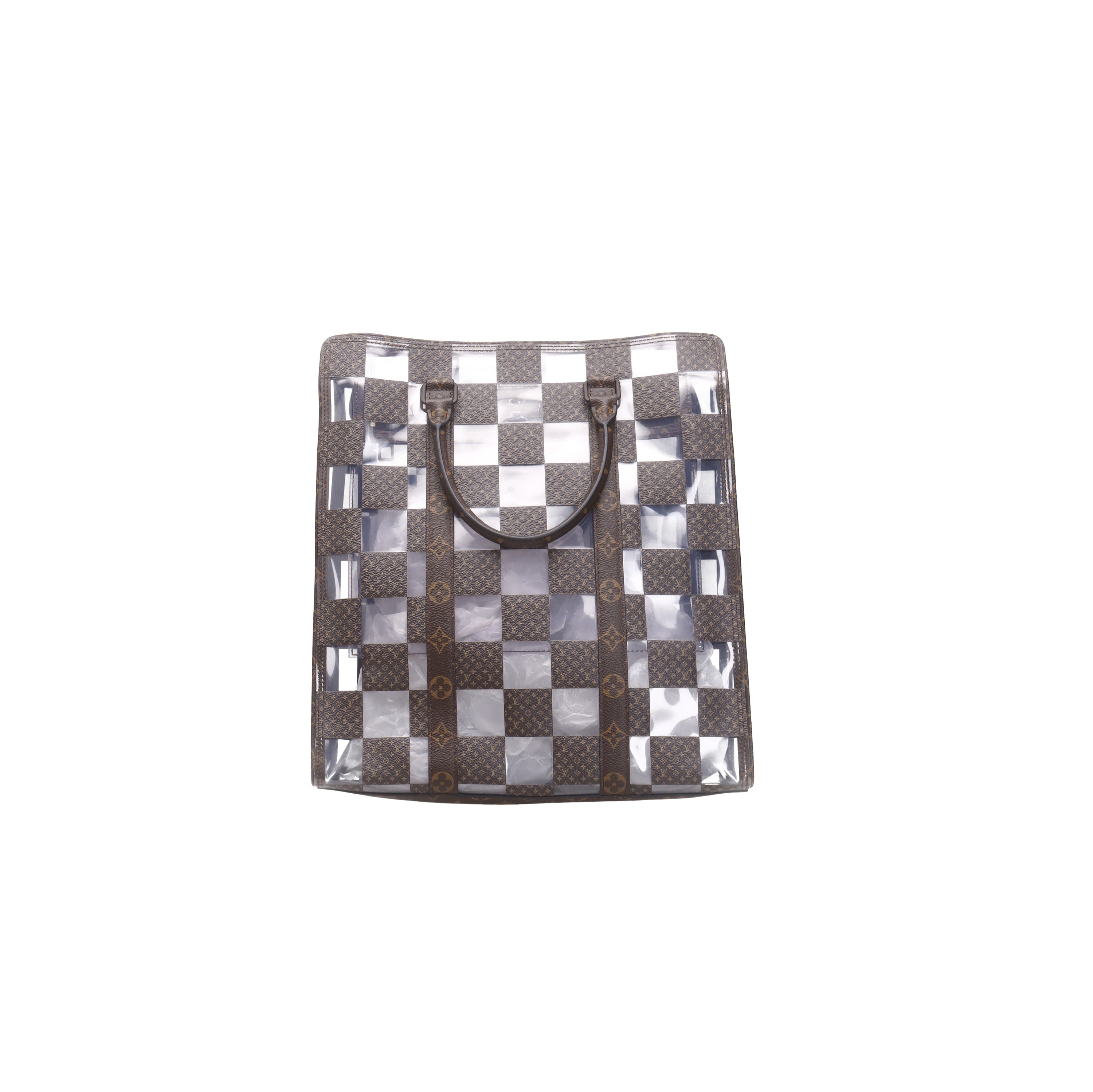 LOUIS VUITTON - Louis Vuitton PVC Monogram Chess Sac Plat