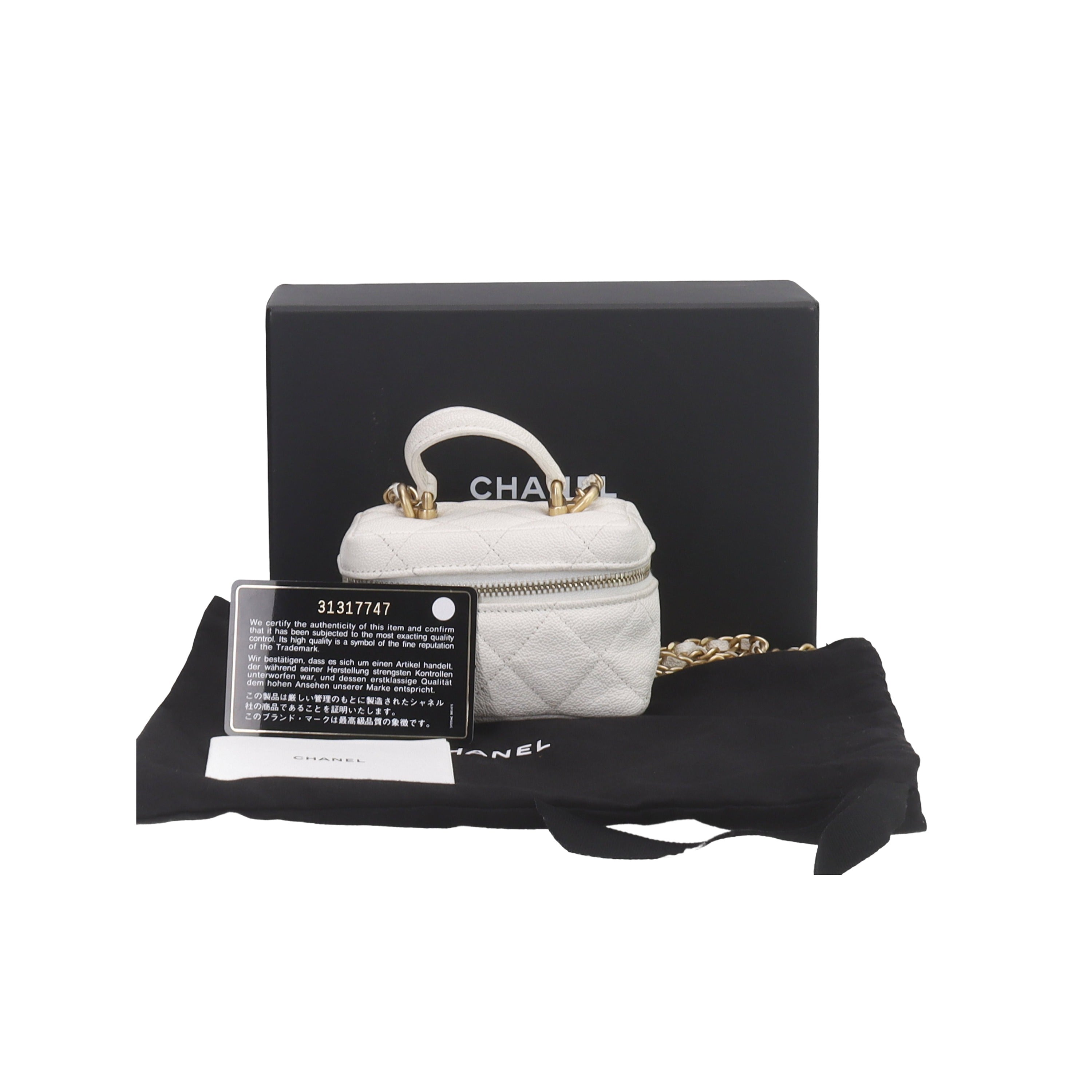Chanel Mini Top Handle Vanity Case