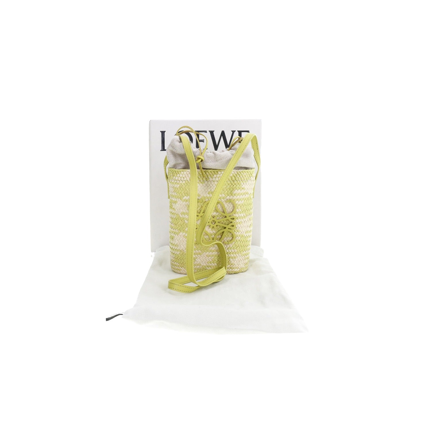LOEWE - Loewe Paula Ibiza Check Bucket Bag