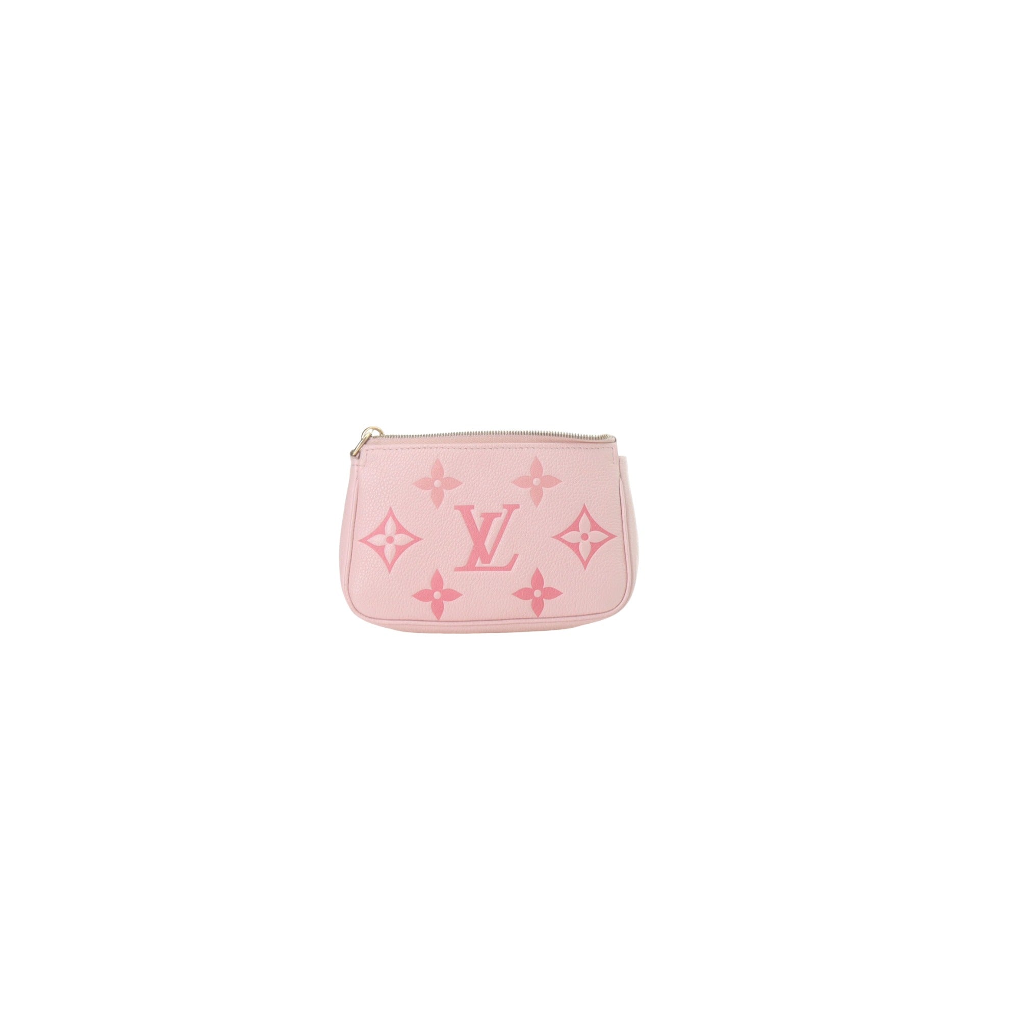 LOUIS VUITTON - Louis Vuitton Empreinte Monogram Giant By The Pool Mini Pochette Accessories Bouton De Rose