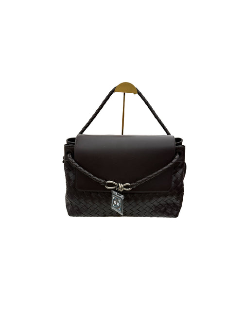 Bottega Veneta Calfskin Intrecciato Medium Andiamo Messenger Bag