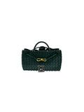 BOTTEGA VENETA - Bottega Veneta Nappa Intrecciato Small East West Andiamo Shoulder Bag Emerald Green