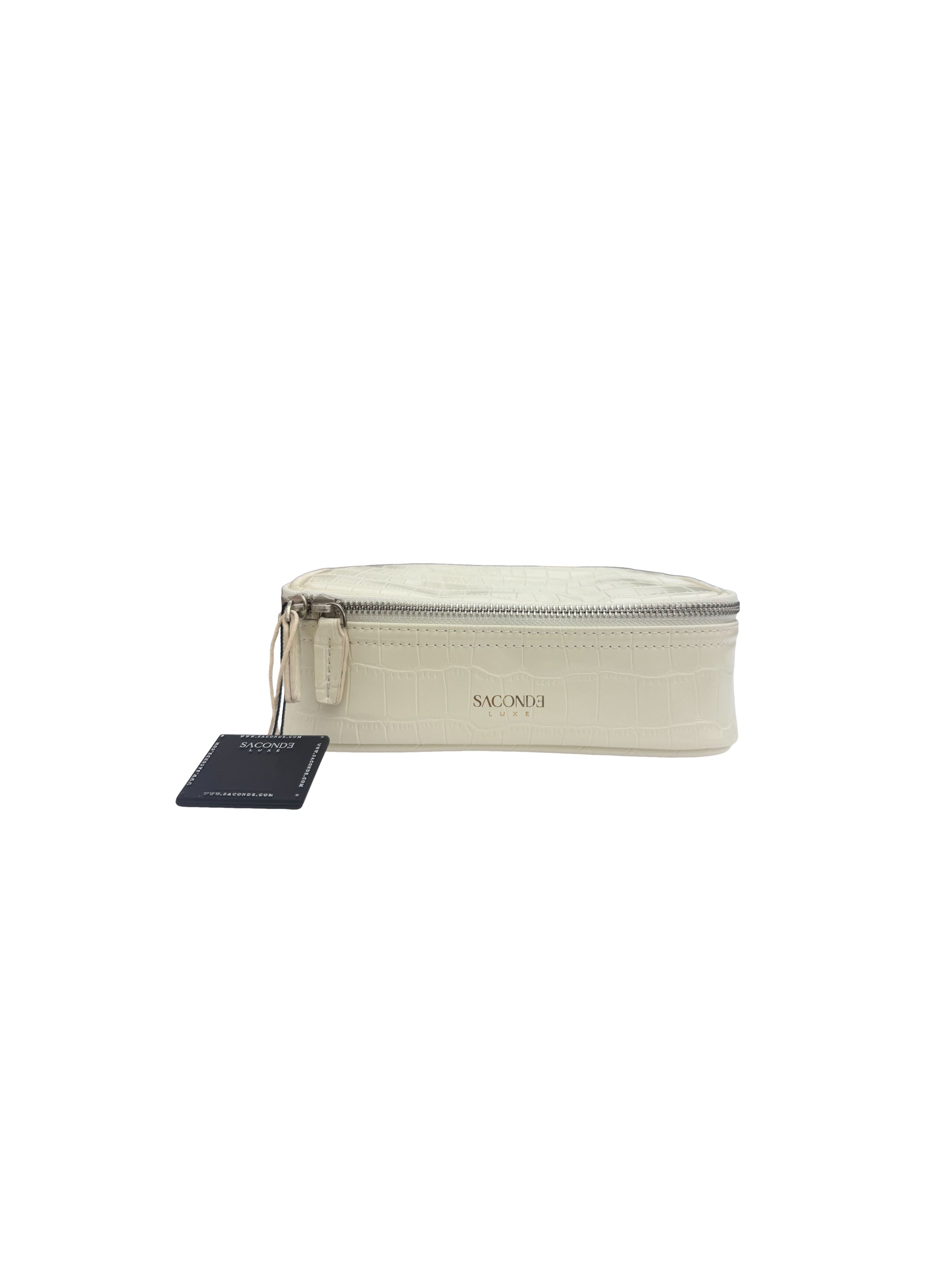 Saconde Vanity Travel Case Cream White