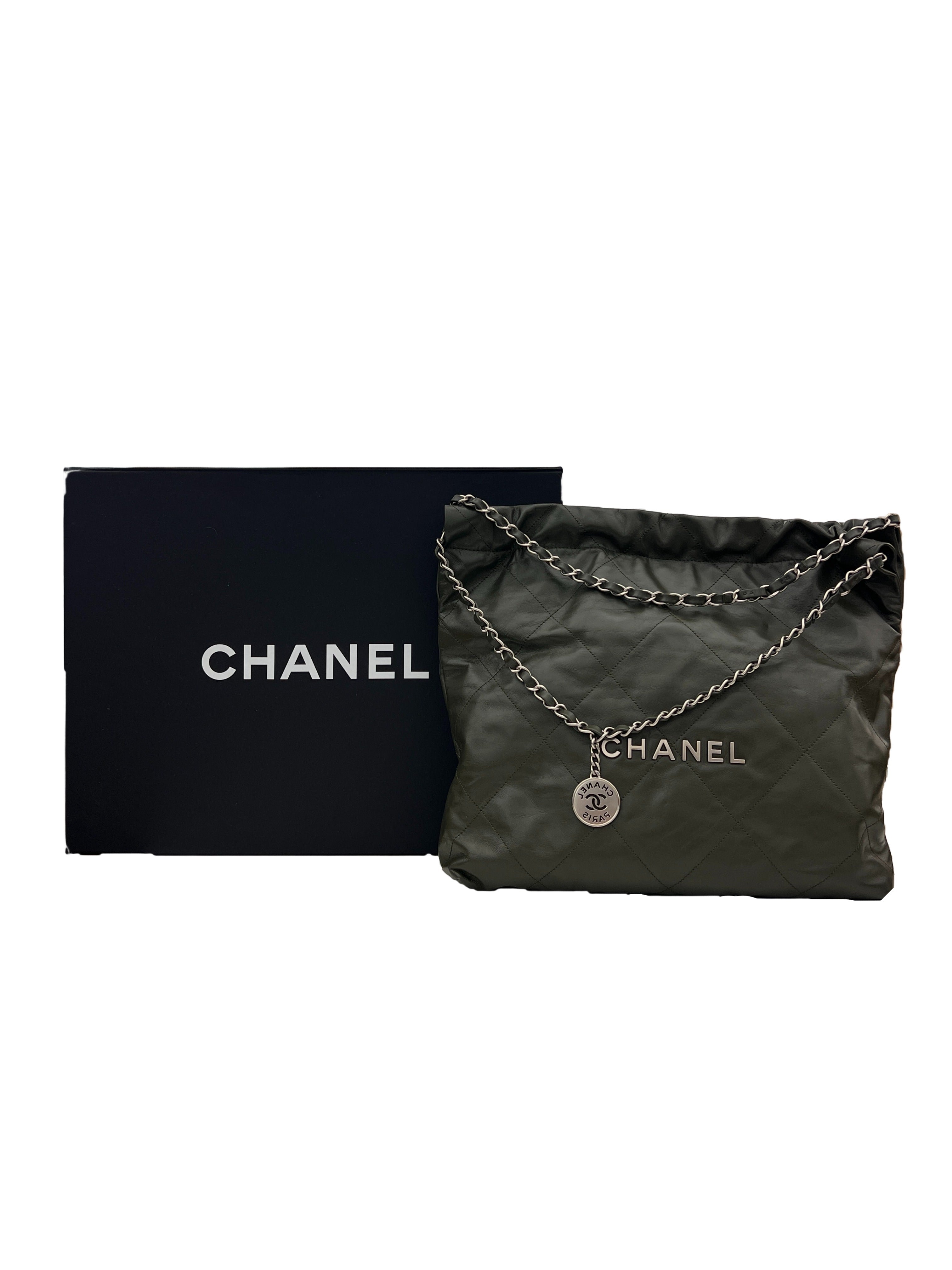 Chanel 22 Khaki Green
