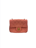 CHANEL - Chanel Lambskin Quilted Double Flap Light Orange