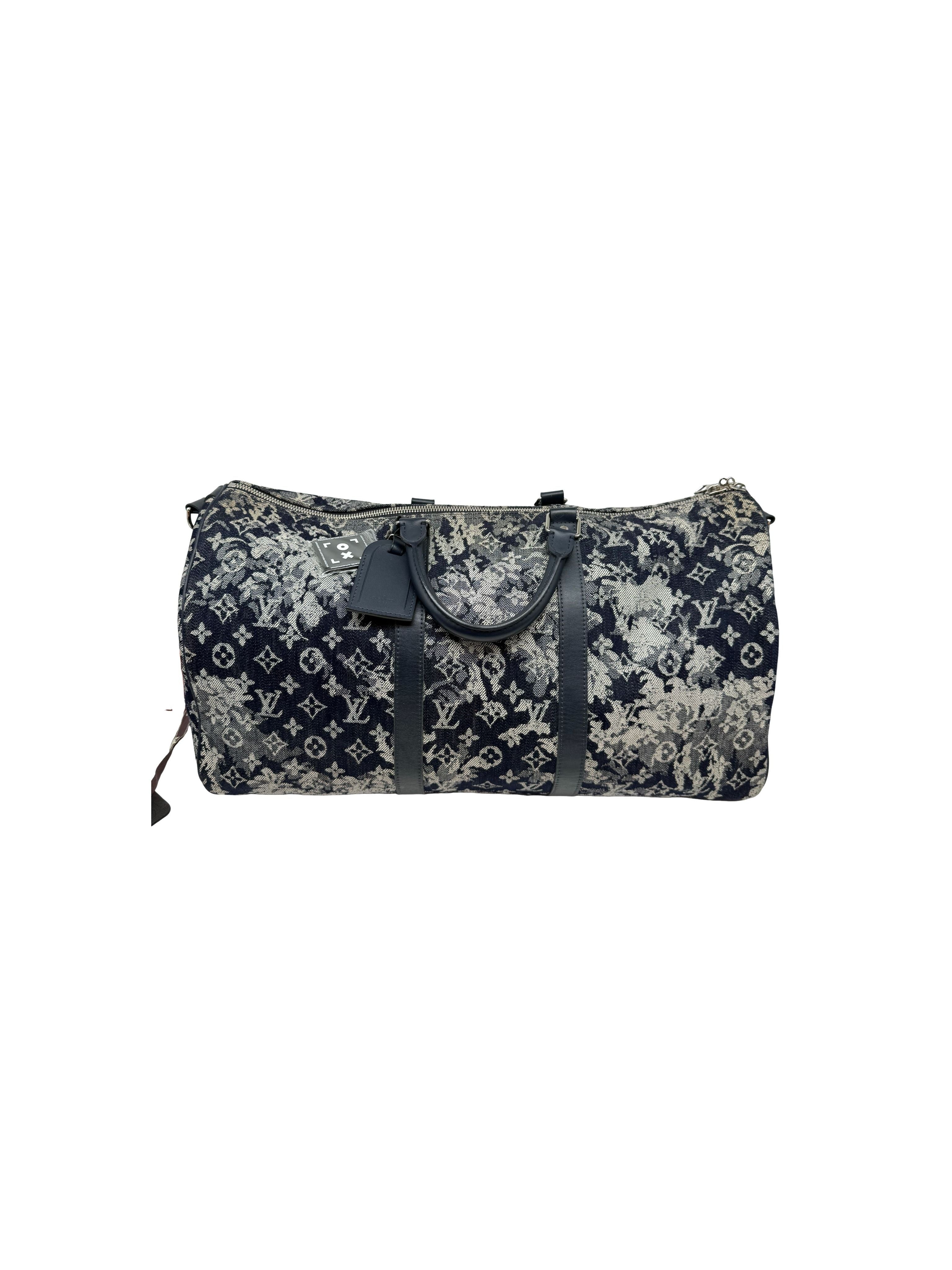LOUIS VUITTON - LOUIS VUITTON Monogram Tapestry Keepall Bandouliere 50