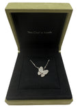 VAN CLEEF & ARPELS - Van Cleef & Arpels Butterfly pendant Diamonds/White Gold